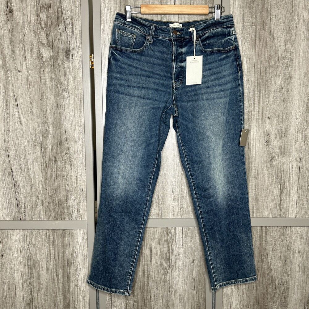 Oliver Logan Jeans Size 29 Ludlow Mid Rise Relaxed Button Fly NWT